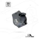 Superlative Arms AR-15 / AR-10 .625" Adjustable Bleed Off Gas Block - Clamp On - Melonite