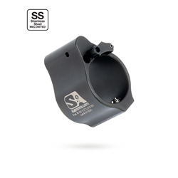 Superlative Arms AR-15 / AR-10 .875" Adjustable Bleed Off Gas Block - Solid - Melonite