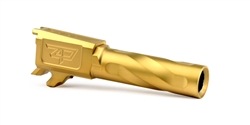 Zaffiri Precision Gold TiN Barrel for Sig P365