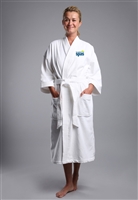 Robe - White with New England Spas logo