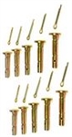 R5549 Set of 10 Shear Pins & Cotter Pins Replaces MTD 738-04124A