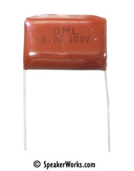 Capacitor Mylar: 6uF, 100V