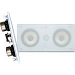 Pyle PDIWCS56 Dual 5.25" 300-Watt 2-Way In-Wall LCR Speaker /ea