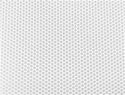 Perforated Steel Powder Coated White