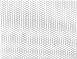 Perforated Steel Powder Coated White