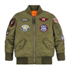 Alpha Youth MA-1 Jacket with Patches - YJM21001C1