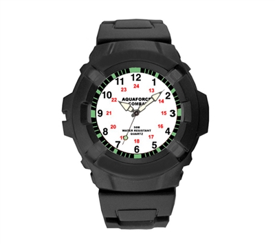 Aquaforce Watches White Analog Tactical Watch 24-001