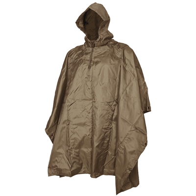 5ive Star Gear Coyote Rip Stop Poncho 3146