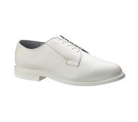 Bates White Leather Oxford Shoe - E00131