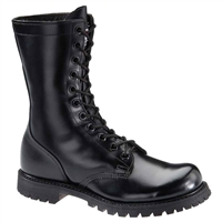 Corcoran Mens Black 10-Inch Plain Toe Combat Boots 978