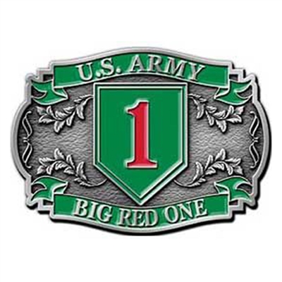 US Army 1st Inf Division Belt Buckle - B0105