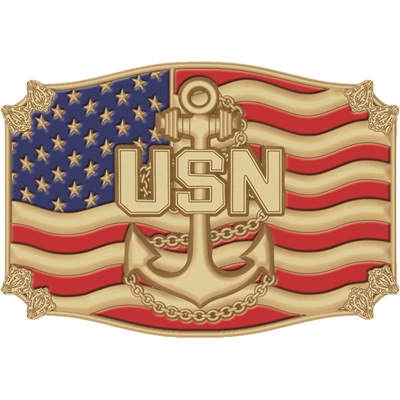 EEI US Navy Belt Buckle - B0120