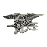 Pewter US Navy Seals Trident Badge - P19165