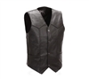 First Manufacturing Four Snap Leather Vest - FMM601BM