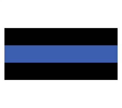 Police-Thin Blue Line Bumper Sticker 10-481