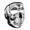 Zanheadgear Black And White Skull Face - WNFM002
