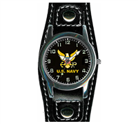 Frontier US Navy Leather Strap Watch - 21C