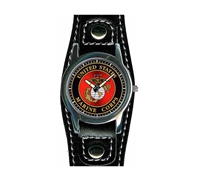 Frontier Marines Leather Strap Watch - 21E