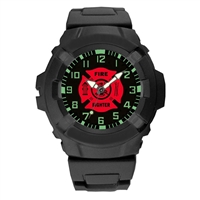 Frontier Firefighters Black Analog Watch - 24Y