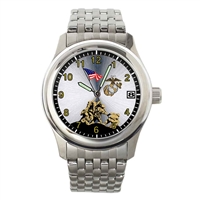 Frontier U.S. Marines Stainless Steel Watch - 3V