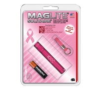 Maglite Pink Solitaire Flash Light - K3AMW6