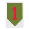 Big Red One 1st Infantry Decal D153-A