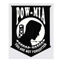 POW MIA You Are Not Forgotten Decal D19