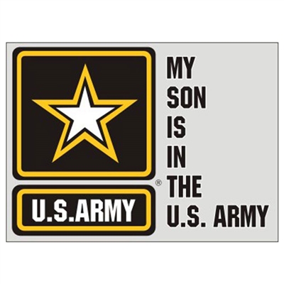 My Son is in the Army Window Decal D250-A