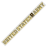 US Army With Star Logo Window Strip Decal D275-A