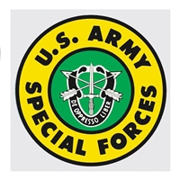 US Army Special Forces Logo Decal D64-A