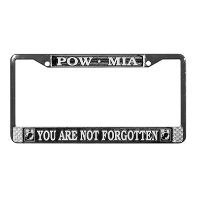 Mitchell Proffitt POW MIA License Plate Frame LFPOW.