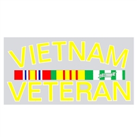 Vietnam Veteran Ribbon Decal - D90