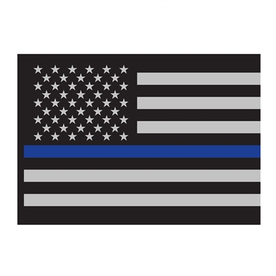 Rothco Thin Blue Line Flag Decal 1293