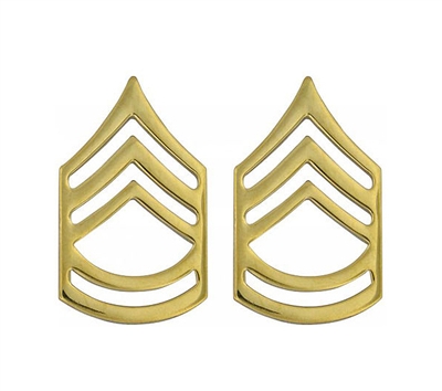 Rothco Polished Sergeant First Class Insignia Set - 1645