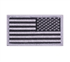 Rothco Silver Black American Flag Patch - 17784