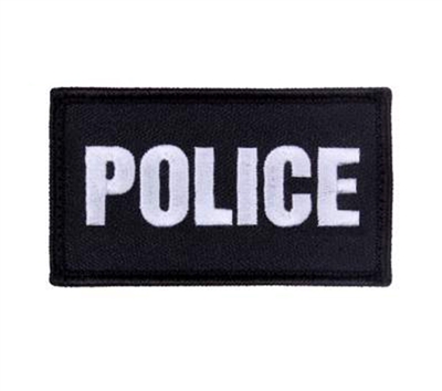 Rothco 1798 Police Patch with Hook Back