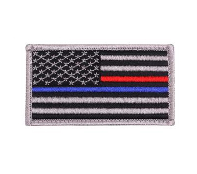 Rothco 18899 Thin Red and Blue Line US Flag Patch