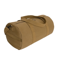 Rothco coyote brown canvas shoulder duffle bag - 2228