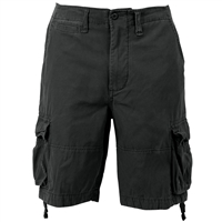 Rothco Black Washed Out Vintage Utility Shorts - 2552