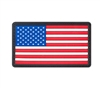 Rothco PVC US Flag Patch w Hook Back 27784