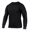 Rothco Black Midweight Thermal Knit Top 2827
