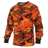 Rothco Savage Orange Camo Long Sleeve T-Shirt - 3136