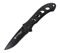 Smith & Wesson Black Oasis Folding Knife - SW423BS