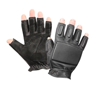 Rothco Black Fingerless Rappelling Gloves - 3454