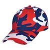 Rothco Red White and Blue Camo Low Profile Cap 3561
