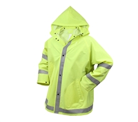Rothco Safety Green Reflective Rain Jacket 3654