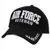 Rothco Black Deluxe Air Force Veteran Low Profile Cap 3959