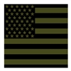 Rothco OD Subdued US Flag Cotton Bandana 4073