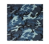 Rothco Sky Blue Camouflage Bandana - 4138