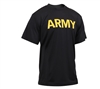 Rothco Black Army PT T-Shirt - 46020